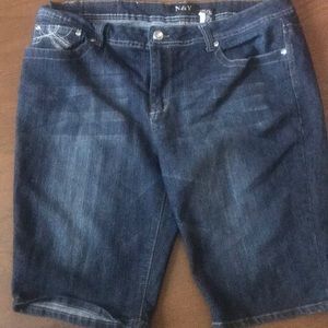 Jean shorts with bling